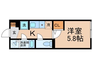 ＦＡＢＲＩＣ大森町の物件間取画像